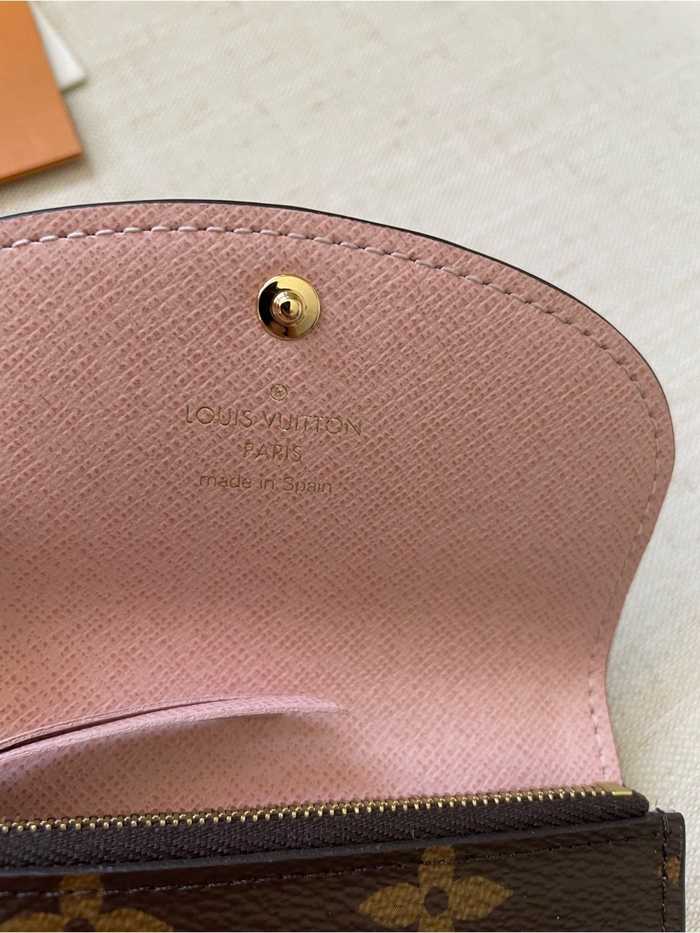 Louis Vuitton PINK Rose Ballerine Rosalie wallet card holder - Picture 5 of 11